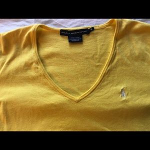 Polo by Ralph Lauren Sweaters - Polo Ralph Lauren yellow v-neck cotton sweater Polo by Ralph Lauren Sweaters - Polo Ralph Lauren yellow v-neck cotton sweater